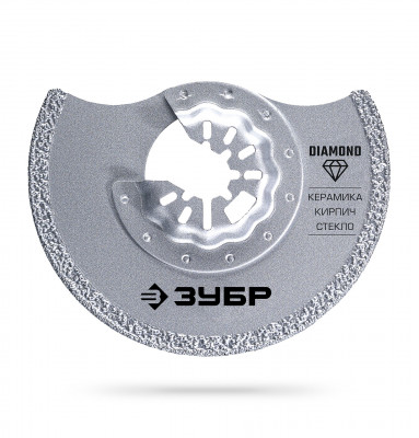 ЗУБР DIAMOND 85x2.2 мм полотно дисковое с алмазным зерном Р40: керамика, мрамор, стекло, кирпич, StarQuick (15584-85)