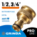 GRINDA BI-U, 1/2 - 3/4″, с внутренней резьбой, из латуни, штуцерный адаптер, PROLine (8-426105)