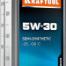 KRAFTOOL 5W-30, 1 л, зимнее полусинтетическое масло для 4-тактных двигателей (41511-1)