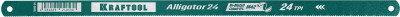 KRAFTOOL Alligator-24, 24 TPI, 300 мм, биметаллическое гибкое полотно по металлу (15942-24-1)