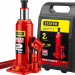 STAYER RED FORCE, в кейсе, 2 т, 181 - 345 мм, бутылочный гидравлический домкрат, Professional (43160-2-K)