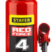 STAYER RED FORCE, в кейсе, 4 т, 195 - 380 мм, бутылочный гидравлический домкрат, Professional (43160-4-K)