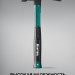 KRAFTOOL X-FORCE R 600 г, молоток каменщика узкий (20192)
