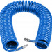 ЗУБР 20 м, 8 х 12 мм, 15 бар, воздушный спиральный шланг с фитингами рапид, Профессионал (6472-20)