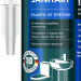 KRAFTOOL SANITARY, 300 мл, белый, санитарный силиконовый герметик (41255-0)