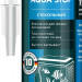 KRAFTOOL Aqua stop, 300 мл, прозрачный, стекольный силиконовый герметик (41256-2)