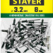 STAYER Color-FIX, 3.2 х 8 мм, зеленый насыщенный, 50 шт, алюминиевые заклепки, Professional (3125-32-6005)