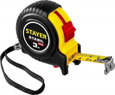 STAYER Stabil, 3 м х 16 мм, рулетка, Professional (34131-03)