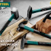 KRAFTOOL Fiberglass 560 г молоток-гвоздодёр столярный c фиберглассовой рукояткой