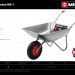 MIRAX MX-1, 65 л, 90 кг, одноколесная, оцинкованная сталь, садовая тачка (39900)