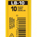 OLFA 18 мм, 10 шт, в пластиковом кейсе, сегментированные лезвия (OL-LB-10)