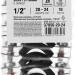 ЗУБР 1/2″, цинк, 10 шт, трубный хомут с гайкой (37850-20-24)