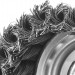 ЗУБР 100 мм, стальная проволока 0.5 мм, чашечная щетка-крацовка для УШМ, Профессионал (35275-100)