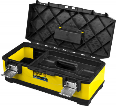 STAYER METALPRO, 584 х 289 х 222 мм, (23″), металлический ящик для инструментов, Professional (2-38011-21,5)