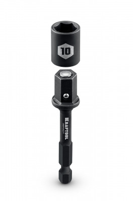 KRAFTOOL CLEAN “Nut driver”, 10 мм, бита с торцовой головкой (26371-10)