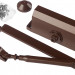 STAYER MAXComfort, до 40 кг, коричневый серебро, дверной доводчик (37917-50)