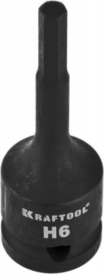 KRAFTOOL HEX, 1/2″, Н6, Ударная торцовая головка (27950-06)