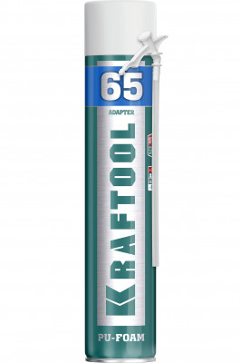 KRAFTOOL ADAPTER 55, 750 мл, адаптерная, всесезонная, SVS, не залипающий клапан, выход до 55 л, монтажная пена (41175)