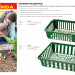GRINDA 29 х 29 х 7 см, квадратная, посадочная корзина (422349)