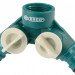 RACO ORIGINAL, 3/4″, двухканальный, с внутренней резьбой, из ABS пластика, поливочный распределитель (4250-55255C)