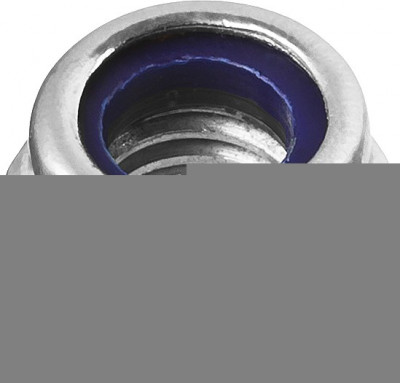 ЗУБР DIN 985, кл. пр. 6, M4, цинк, 5 кг, самостопорящаяся гайка с нейлоновым кольцом (303580-04)