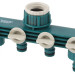 RACO ORIGINAL, 3/4″ - 1″, четырехканальный, с внутренней резьбой, поливочный распределитель (4250-55257C)