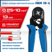 ЗУБР ПКМ-10-4, 0.25 - 10 мм2, с квадратным профилем, храповый механизм, мультидиапазонные пресс-клещи (22695)