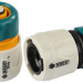 RACO ORIGINAL, 1/2″ + 1/2″ с автостопом, из ABS пластика, быстросъемный соединитель, для шланга, набор (4250-55265B)