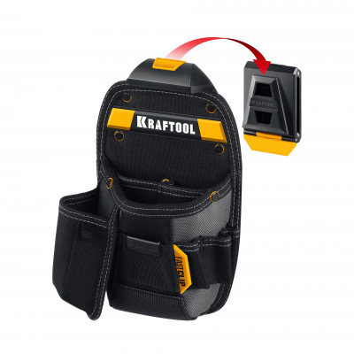 KRAFTOOL KP-8 поясная сумка с быстросъёмным креплением FastClip, 170 х 260 мм (38776)