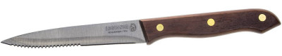 LEGIONER Germanica 110 мм, нержавеющее лезвие, с деревянной ручкой, нож для стейка (47834)