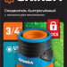 GRINDA TL-34, 3/4″, запирающим механизмом, пластиковый с TPR, для шланга, быстросъемный соединитель, PROLine (8-426428)