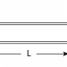 ЗУБР DIN 975, кл. пр. 4.8, М6 х 1000 мм, цинк, 1 шт, резьбовая шпилька (4-303350-06-1000)