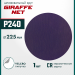 KRAFTOOL Giraffe NET 225 мм, Р240, сетчатый шлифовальный круг на липучке, без отв. (35654-240)