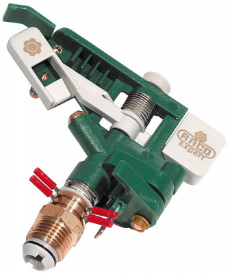 RACO 711C 490 м2 полив, 1/2″, распылитель импульсный, латунный облегченный
