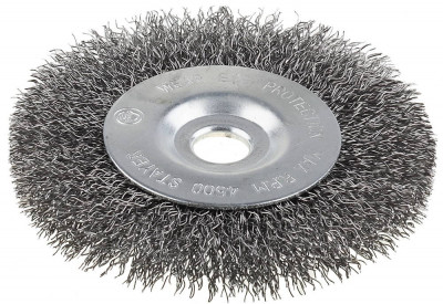 STAYER 175 мм, витая, стальная 0.3 мм, щетка дисковая для УШМ (35185-175)