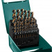 KRAFTOOL COBALT-8, 25 шт, (1-13 мм), сталь М42, HSS-Co(8%), набор сверл по металлу (29656-H25)